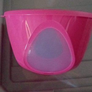 Tupperware Pink Bowl